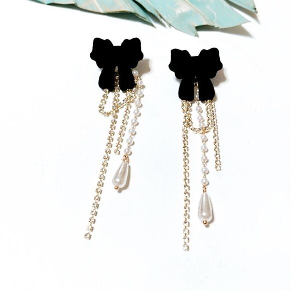 Crystal drop earrings S108 - Picture 2 of 5